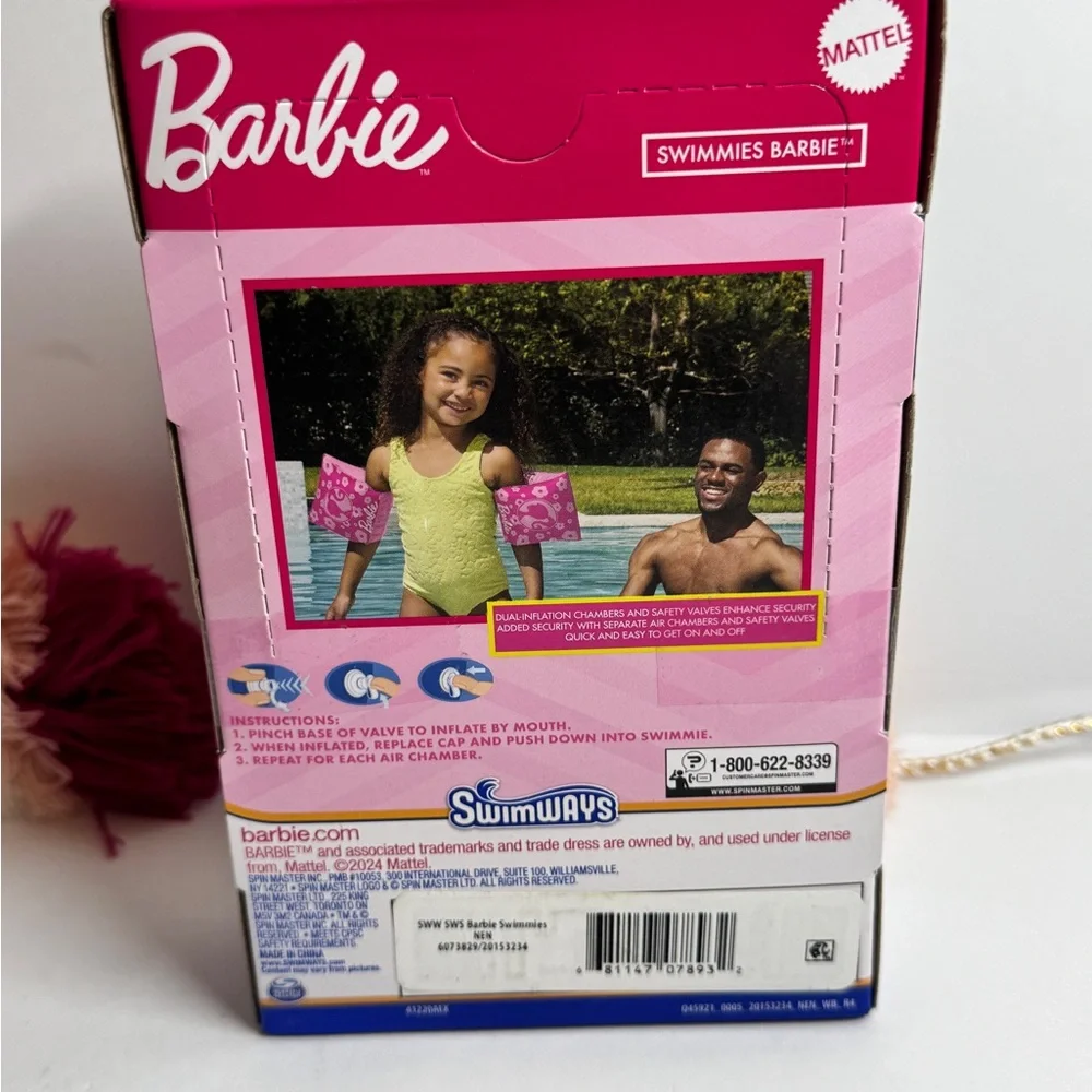 Barbie Pink Swimmies for Kids‎
